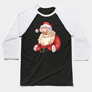 Santa Claus Baseball T-Shirt